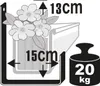 Windhager Blumenkasten-Halter zur fixen Wandbefestigung, Produktbild-Vorschau 2