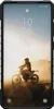 A smartphone with a dirt bike rider on the lock screen. Podgląd zdjęcia produktu