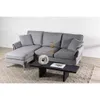 Venture Home Sofa Toulouse Grau Produktbild-Vorschau 5