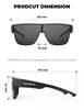 ROCKBROS Lunettes de soleil à enfiler Lunettes de vélo Voir les images du produit 7