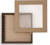 Pappschachtel 23,5 x 23,5 x 6,5 cm, Braun, mit Fenster & Produktbild-Vorschau 2