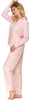 A woman wearing pink pajamas. Produktbild-Vorschau