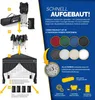 tillvex Pavillon 3x3m Anthrazit - mit 4 Seitenteilen Produktbild-Vorschau 5