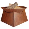 Feuerstelle Pueblo 57x33cm Garten Rostoptik Terrasse Ofen Produktbild-Vorschau 12