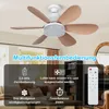 ventilateur de plafond 40W 52CM avec éclairage, lampe de Voir les images du produit 2
