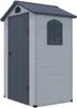 Gartenhaus aus grauem Harz - CESIO - 1.39m² Produktbild-Vorschau 4
