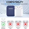 AirPods 1 / 2 Silikon Schutzhülle mit Karabiner, Soft Touch Produktbild-Vorschau 3
