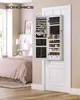SONGMICS Schmuckschrank Spiegelschrank mit LED und Produktbild-Vorschau 2