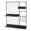 A wall-mounted organizer with shelves and hooks. Podgląd zdjęcia produktu