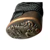 Katana decorativa in bambù, nera, con incisione del drago, Anteprima dell’immagine prodotto 9