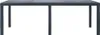 vidaXL Table de jardin anthracite 220x90x72 cm plastique Voir les images du produit 1