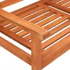 2-Sitzer-Gartenbank mit Auflage 120 cm Massivholz Produktbild-Vorschau 6