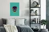 MuchoWow® Poster Roboter - Gesicht - Antenne - Blau - Produktbild-Vorschau 4