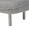Drehstuhl und Schlafsofa Hellgrau Stoff , Klassische Sessel Produktbild-Vorschau 11