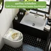 WC Sitz mit Absenkautomatik D Form Motiv White Roses [TDW3 Produktbild-Vorschau 3