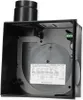 An open black housing unit with internal components and a label. Anteprima dell’immagine prodotto