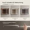 EUGAD Spiegelschrank, 3 einstellbare Farbtemperaturen, mit Produktbild-Vorschau 4