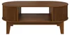 UnboxG Table basse ovale de 100 cm, imitation bois de noyer Voir les images du produit 11