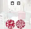REDBEST Mitteldecke Nashville" rot 80x80 cm" Produktbild-Vorschau 5