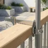 Möbel Sonnenschirmständer Silber Stahl - Produktbild-Vorschau 3
