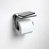 Toilettenpapierhalter KEUCO Plan Black Selection mit Ablage Produktbild-Vorschau 2