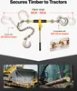 VEVOR Ratschenkettenbinder 2 Stück, 3/8"-1/2" Produktbild-Vorschau 3