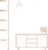 Decor Rattan Lotus Wall E27 brązowy Podgląd zdjęcia produktu 8