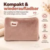 Elektrische Wärmflasche mit Bezug, wiederaufladbare Produktbild-Vorschau 4