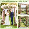COSTWAY Rosenbogen mit 2 Blumenkästen, Gartenbogen 208 x 55 Produktbild-Vorschau 8