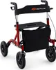 Faltbarer Leichtgewicht-Rollator mit Sitz, Aluminium, 136 Produktbild-Vorschau 1