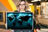 MuchoWow® Laptop Aufkleber Sticker Cover Weltkarte - Produktbild-Vorschau 5