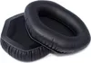 Two black headphone ear pads are shown on a white background. Produktbild-Vorschau