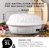 Römertopf Bräter 50 Jahre JUBILÄUM Weiß für 6-8 Personen Produktbild-Vorschau 5