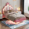 Jugendbett 90x200 Prinzessinnen Bett, LED Bett mit Produktbild-Vorschau 7