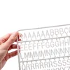 Showdown Set weißer Kunststoffbuchstaben - für Produktbild-Vorschau 2