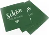 itenga 80x Serviette Schön dass du da bist - DUNKELGRÜN - Produktbild-Vorschau 3