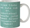 Mr. & Mrs. Panda Kaffeetasse Spruch 44. Geburtstag - Produktbild-Vorschau 1