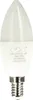 A close-up studio shot of a white LED candle light bulb against a white background. Produktbild-Vorschau