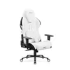 A white and black gaming chair is shown against a white background. Anteprima dell’immagine prodotto