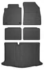 Tapis en caoutchouc + bac de coffre pour Nissan Micra K14 Voir les images du produit 1
