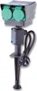 Ecolite  XHWS-F03 Zahradní sloupek 4x zásuvka Náhled obrázku produktu 1