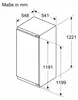 Réfrigérateur 1 porte intégrable à pantographe 187l - Bosch Voir les images du produit 18