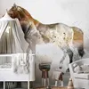 Selbstklebende Folie Fototapete - Fiery Steed 147x105 cm Produktbild-Vorschau 1