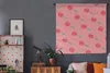 MuchoWow® Wandteppich Wandbehang Kirschen - Aquarell - Rosa Produktbild-Vorschau 5