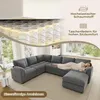 Divano modulare a U Merax XXL, divano ad angolo a L con Anteprima dell’immagine prodotto 8