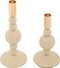 Mauro Ferretti Kerzenständer Aster Creme - 2er Set Produktbild-Vorschau 2