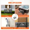 A collage of four images showing the product in different applications: RV steps, swimming pool spa steps, maintenance and renovation, and wooden cabin stairs. Voir les images du produit