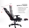 Gaming Stuhl mit Fußstütze und ergonomsichen 4D-Armlehnen Produktbild-Vorschau 4