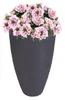 BURI Pot à cannelures anthracite Pot de fleurs Vase Voir les images du produit 2
