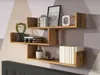 Scaffale piccolo a muro HARKEN 3 - rovere wotan Anteprima dell’immagine prodotto 1
